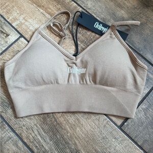 Darc Sport Civilregime Tan sports bra Small NWT
